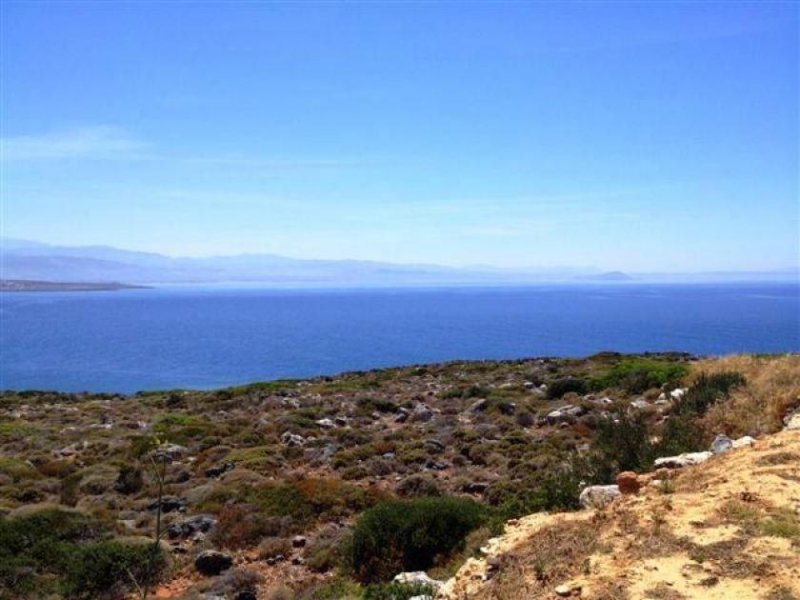 Tersana Küstengrundstück mit Sandstrand auf Kreta zum Verkauf Grundstück kaufen